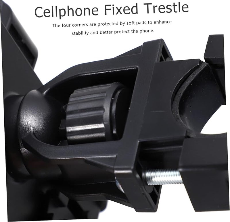 Universal Aluminum Alloy Bike Phone Mount Adjustable Motorcycle Handlebar Holder - Image 5